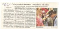 Theater für Blinde, Schwäbische Zeitung, Sommer 2017